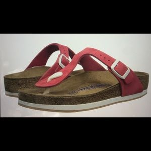 Birkenstock gizeh nubuck thong sandals